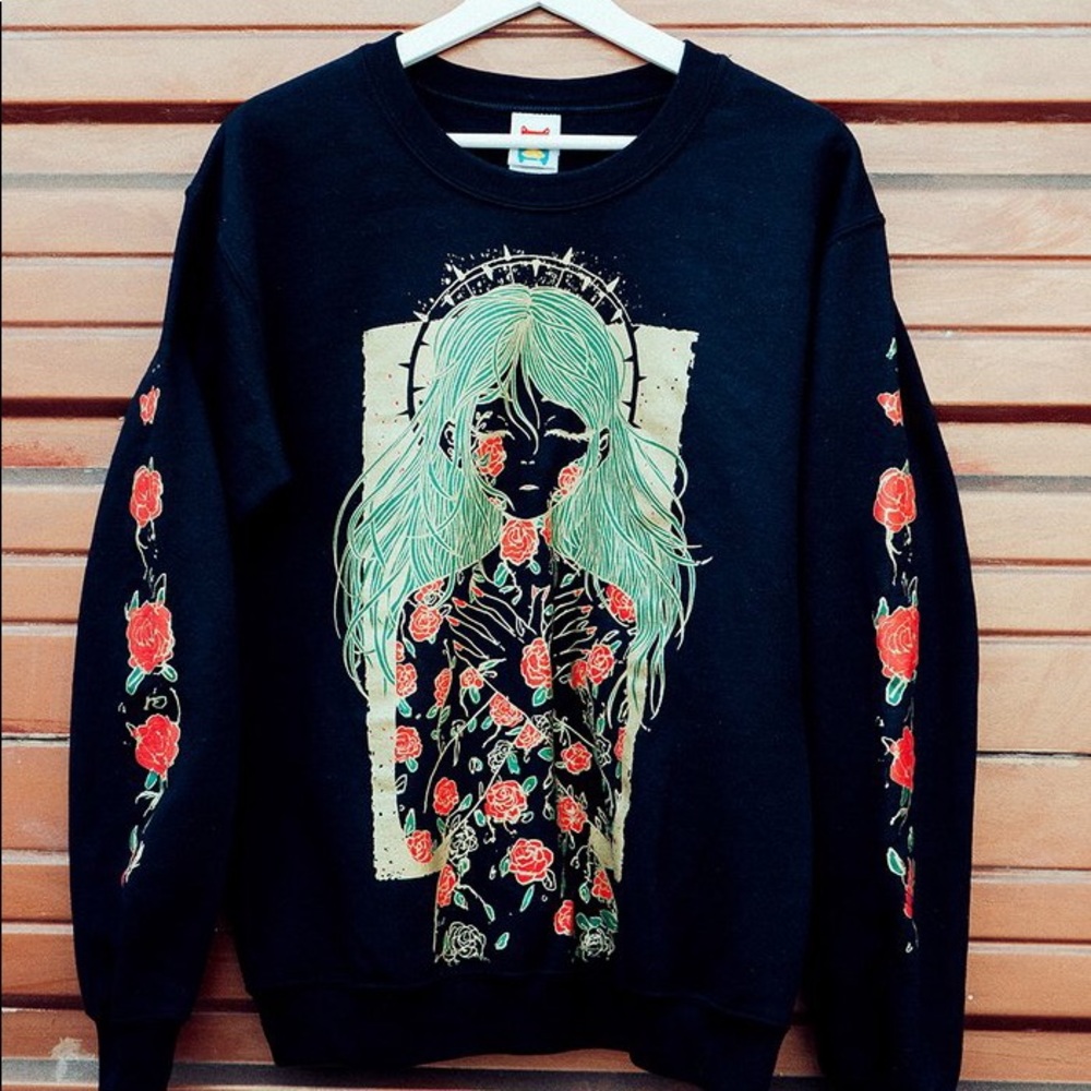 OMOCAT ROSES SWEATER 🥀